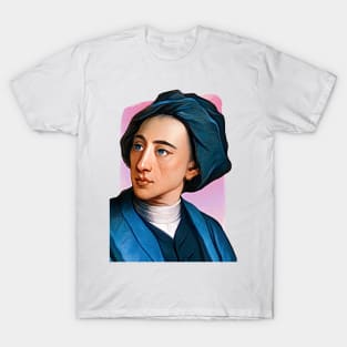 English Poet Alexander Pope illustration T-Shirt